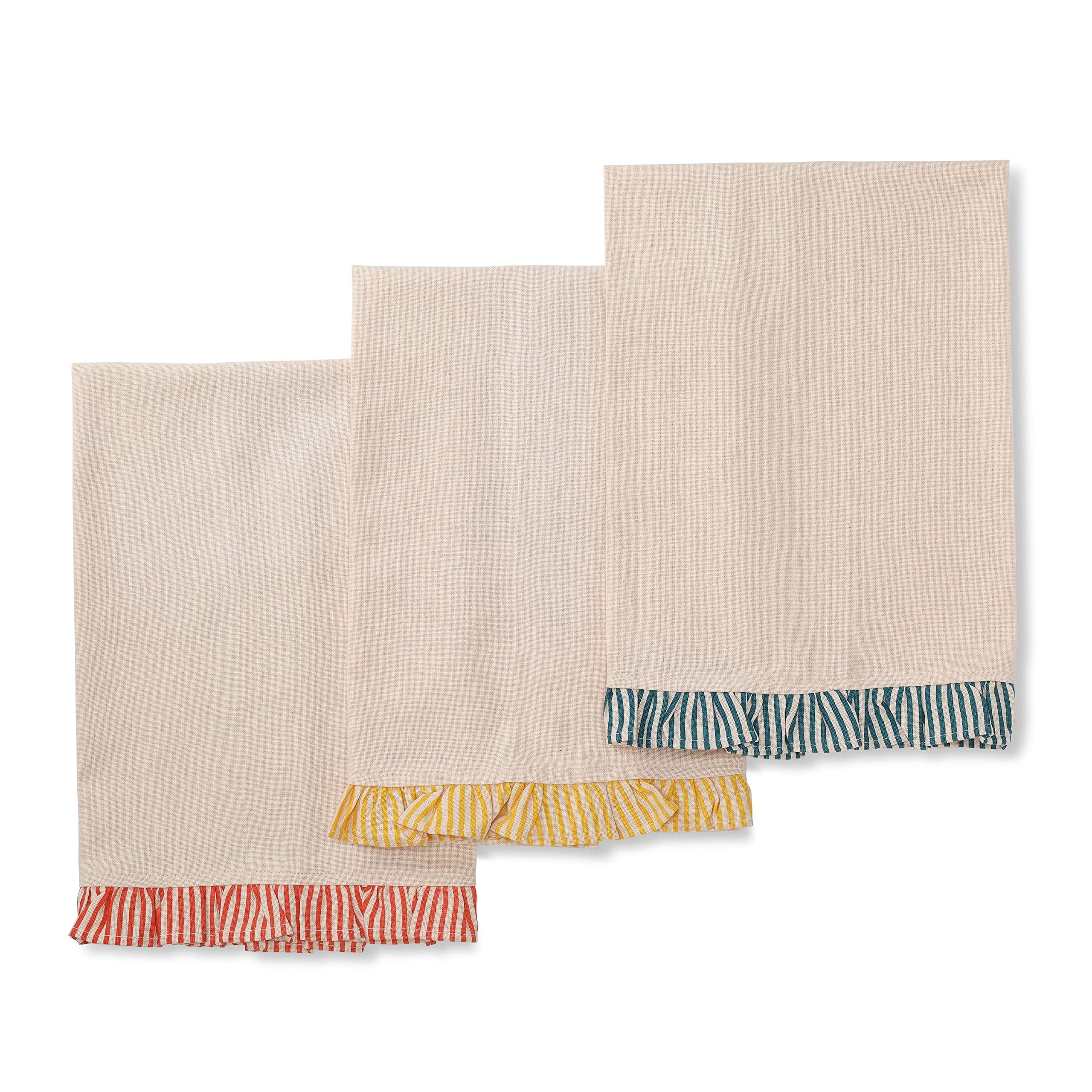 Premium Cotton Kitchen Towels Set of 3 - 20