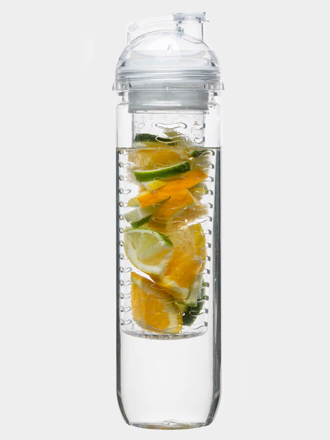 Sagaform 800ml Fresh Bottle with Fruit Infuser - Perfect for Hydration, Detox Water & Healthy Drinks at Home, Gym or Office