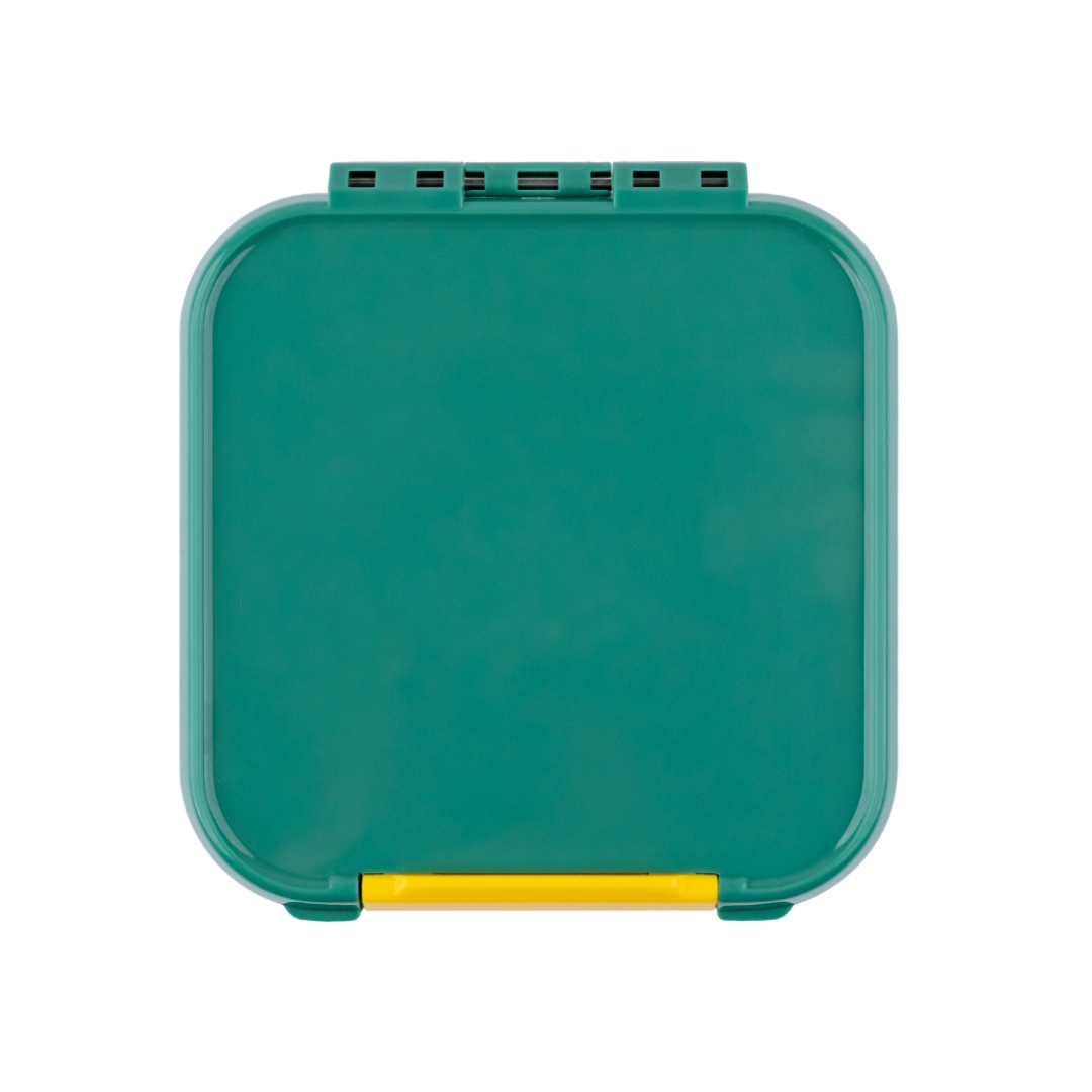 Little Lunch Box Co. Bento 2 Compartment Kids Lunch Box with Apple Design - Perfect for School, Work & Picnics