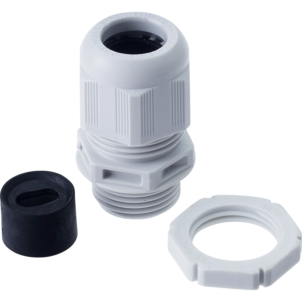 BG Fortress 1 1.5mm Grey Plastic Gland Kit CPRGPF20S - Electrical Cable Gland Connector for Outdoor & Industrial Wiring Protection - Waterproof & Dustproof Solution for Harsh Environments