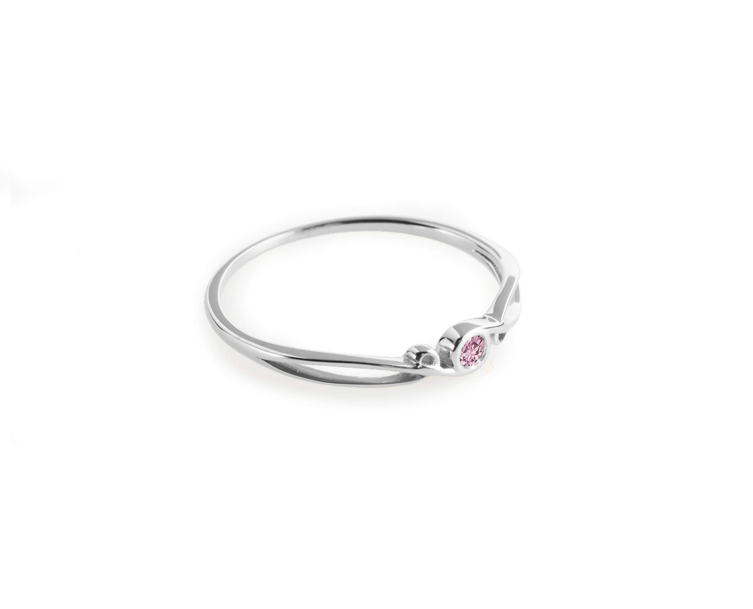 **Pink Sapphire Engagement Ring - 14k White Gold Handmade Promise & Wedding Band | Unique Non-Diamond Gemstone Jewelry for Proposals, Anniversaries & Special Occasions**