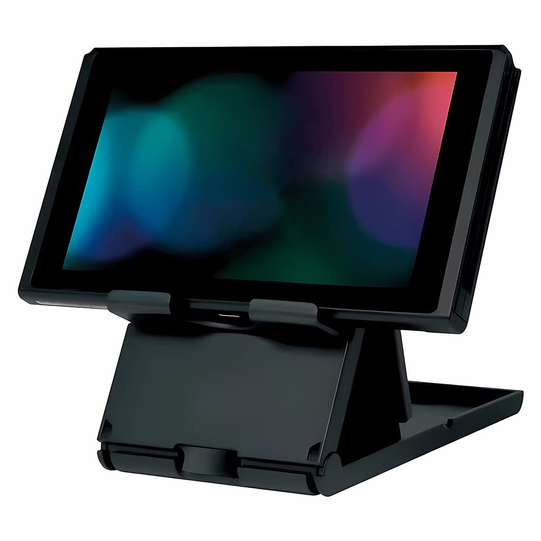 Portable Adjustable Stand for Nintendo Switch/LITE/OLED - Compact Gaming Support with Height Adjustment for Nintendo Switch Consoles - Black | Perfect for Travel, Bedroom Gaming & Multiplayer Sessions