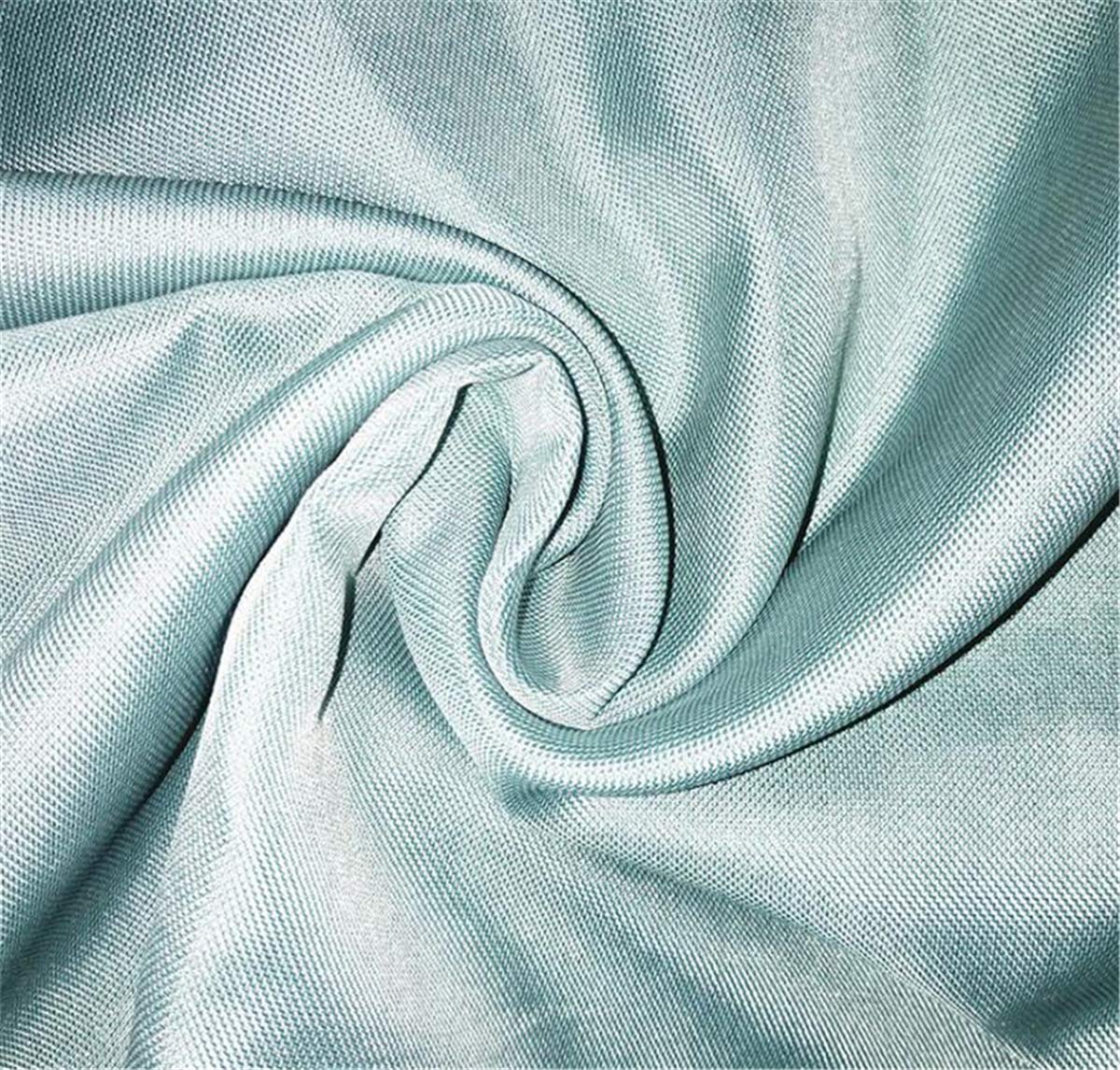 Silver Fiber RPET Woven Blended Fabric - Anti Radiation EMI RFID Shielding Fabric (78