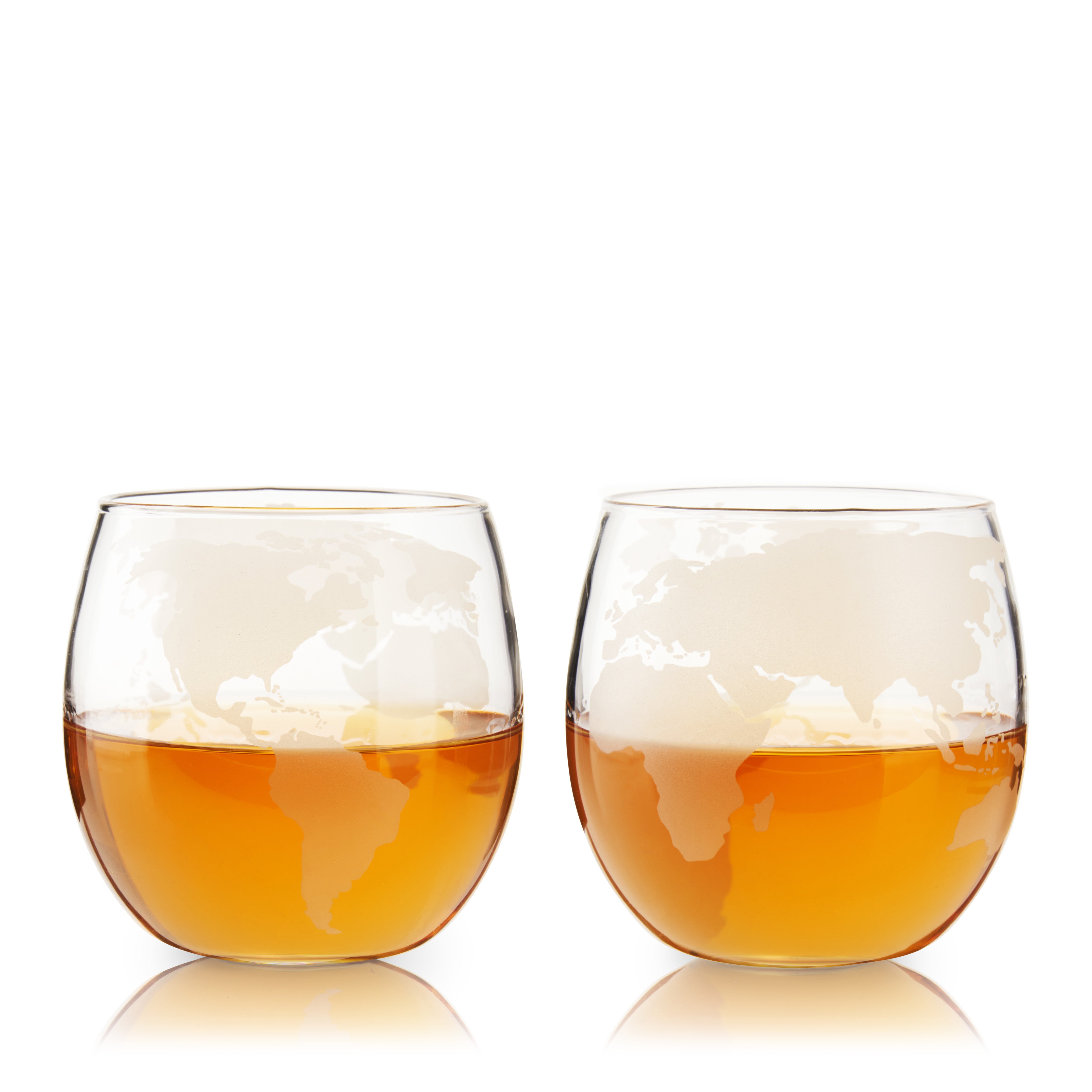 Premium Whiskey Glasses Set of 2 - Heavy Base Crystal Clear Old Fashioned Rocks Tumblers for Bourbon, Scotch & Cocktails - Perfect for Home Bar, Gifts & Entertaining