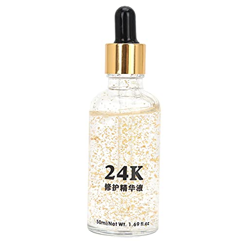 Gold Foil Facial Serum - Hydrating & Brightening Skin Care Lotion for Pore Refining | 50ML | Day & Night Use