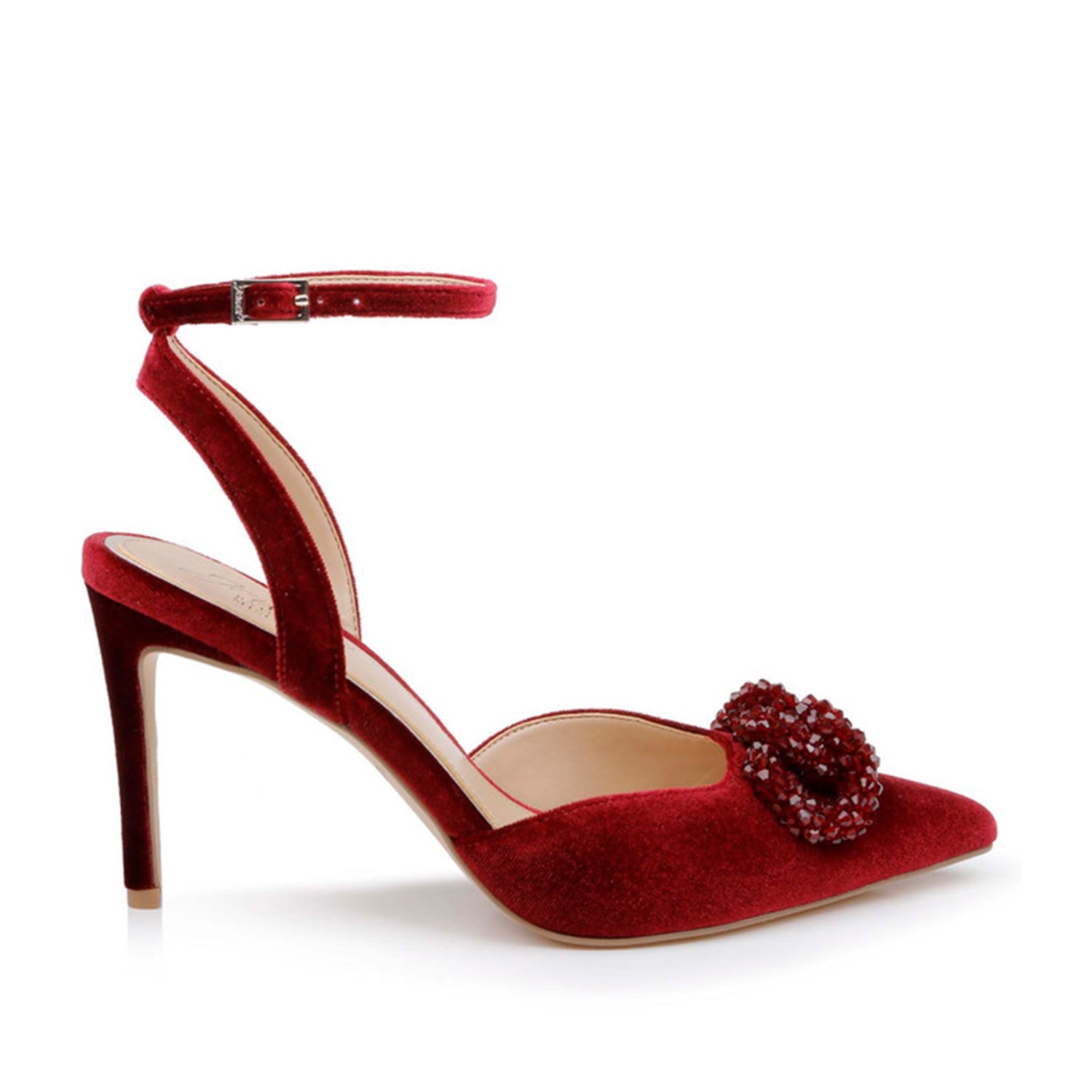 Badgley Mischka Women's Tailynn Heels in Bordeaux - Elegant Stiletto Pumps for Weddings, Parties & Special Occasions