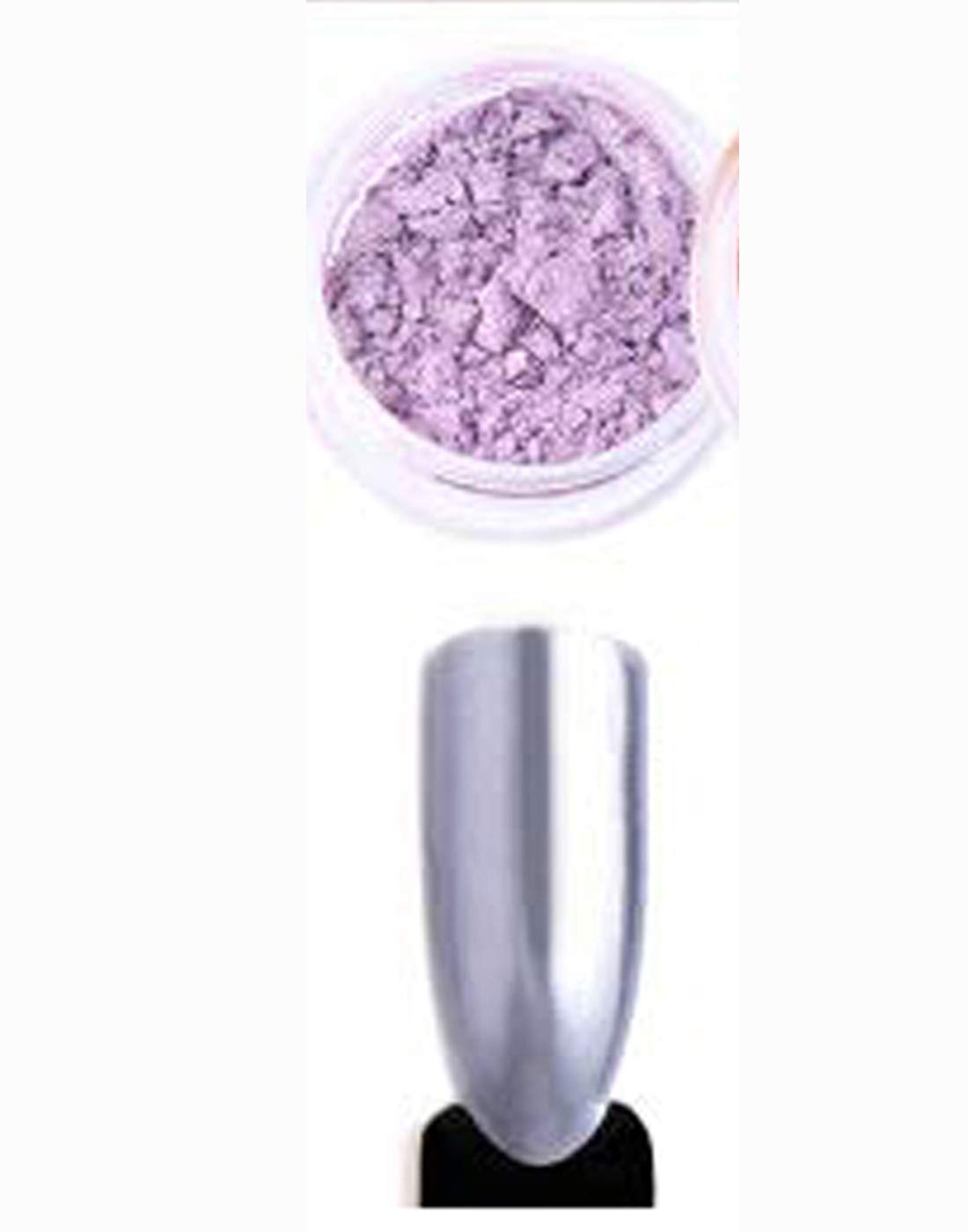 DesiButik Magenta Chrome Powder for Nail Art - Metallic Nail Polish Pigment for Gel & Acrylic Nails - Perfect for Salon, Home Manicures & DIY Nail Designs
