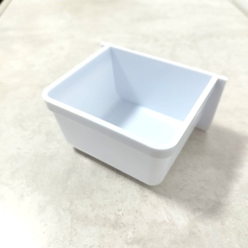 Premium White Feeder Bowl for Dogs & Cats - Durable Pet Food Dish with Non-Slip Base - Perfect for Mealtime, Training, and Travel Use