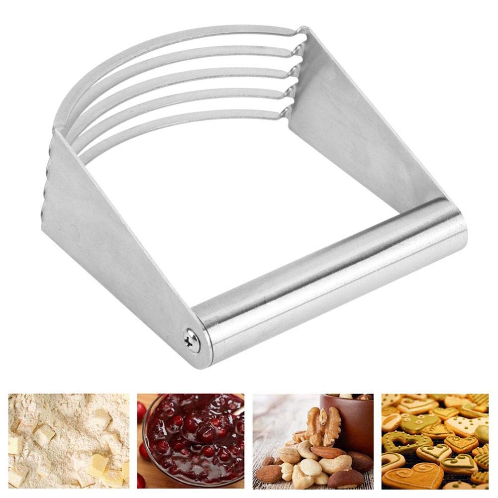 Stainless Steel Dough Blender & Pastry Cutter - Professional Baking Tool for Pie Crust, Cookies & Pastry Dough - Perfect for Home Kitchen & Bakery Use