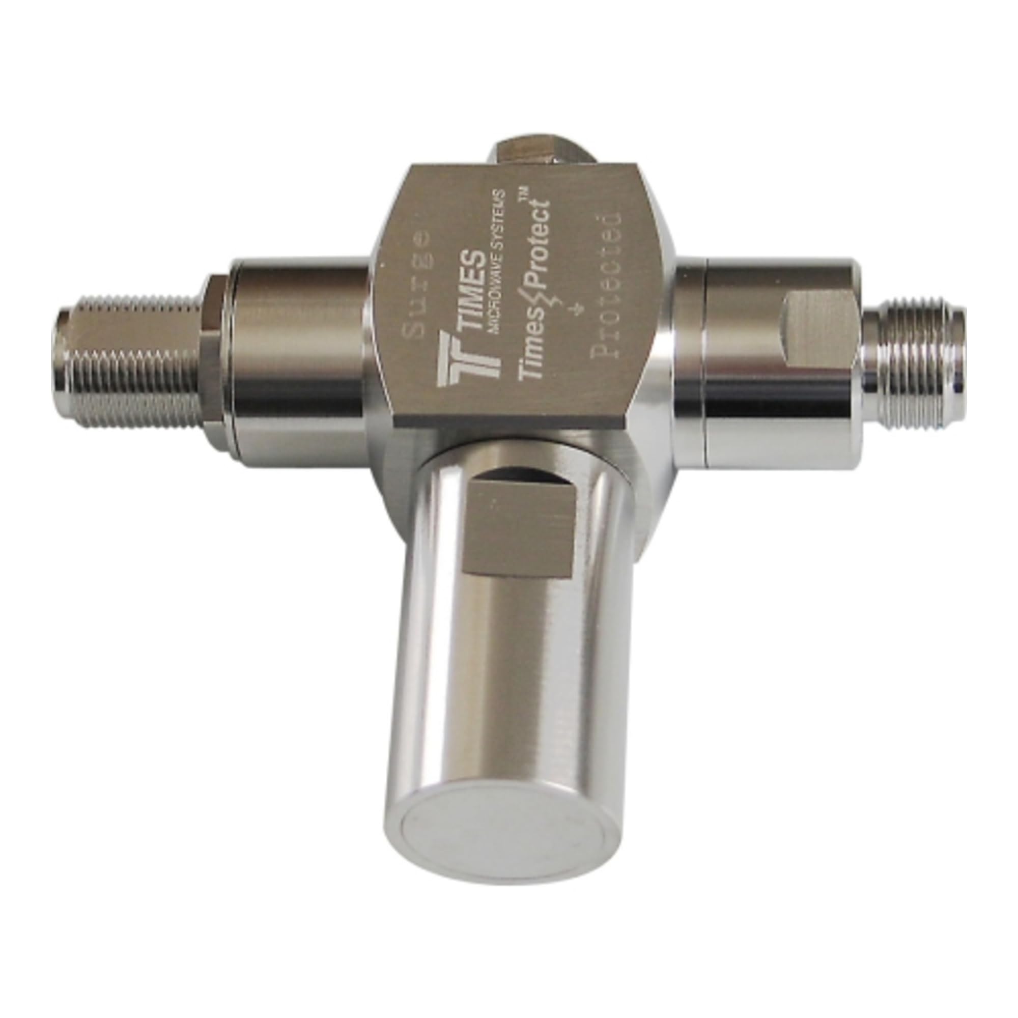 Times Microwave LP-STRL-NFF .680-2.2 GHz DC Blocked Lightning Arrestor, NF/NF - Coaxial Surge Protector for Telecom Towers, Broadcast Equipment & RF Systems