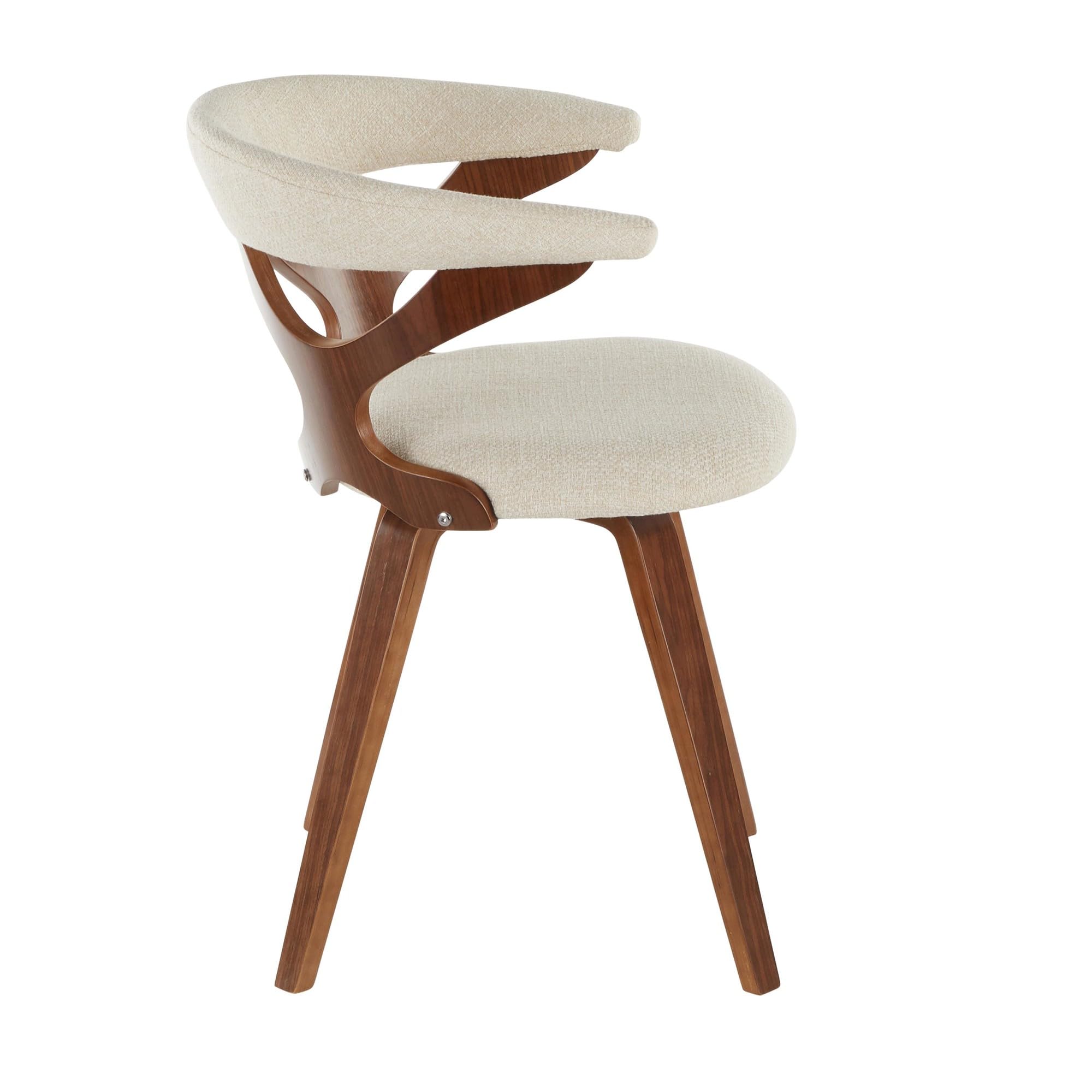 LumiSource Gardenia Upholstered Dining Chair - Mid-Century Modern Kitchen Chair for Dining Table - Comfortable & Stylish Seating for Home, Restaurant, or Office Use