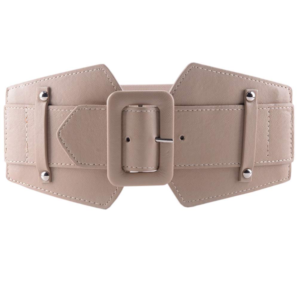 ALAIX Women's Stretchy Elastic Wide Waist Belt - Adjustable Corset Belt for Dresses & High Waisted Pants - Fashionable Chunky Waistband for Women | Perfect for Office Wear, Date Nights & Body Shaping