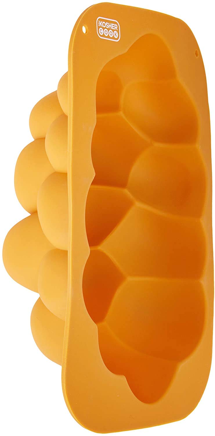 Premium Silicone Braided Challah Mold - Large Oval Bread Baking Pan for Perfect Homemade Challah - No Shaping Required - Ideal for Jewish Holidays, Shabbat & Home Baking
