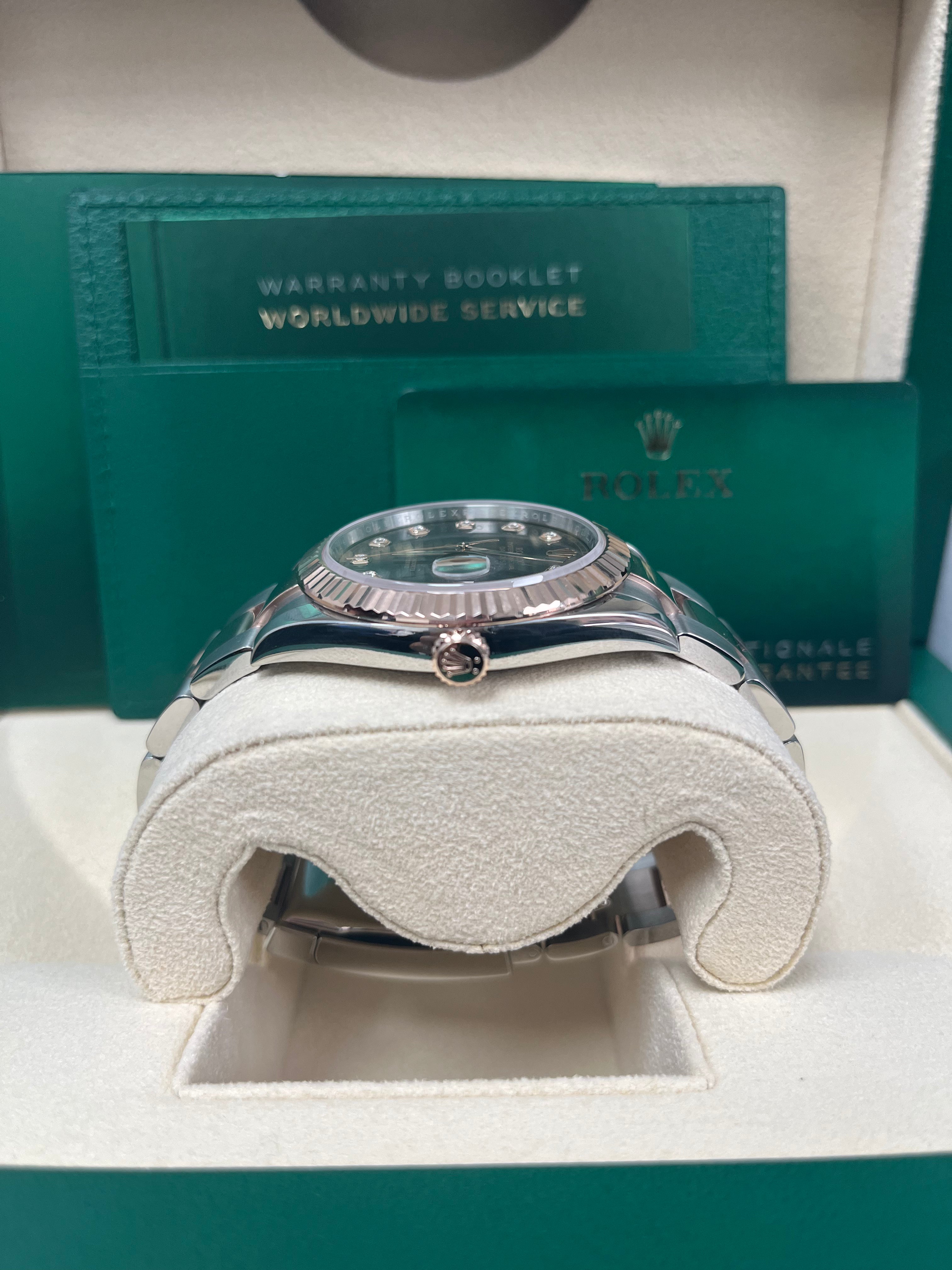 Rolex Datejust 41 Men's Watch - Stainless Steel & Everose Gold, Chocolate Diamond Dial, Oyster Bracelet Ref.126331 | Luxury Dress Watch for Business & Formal Occasions