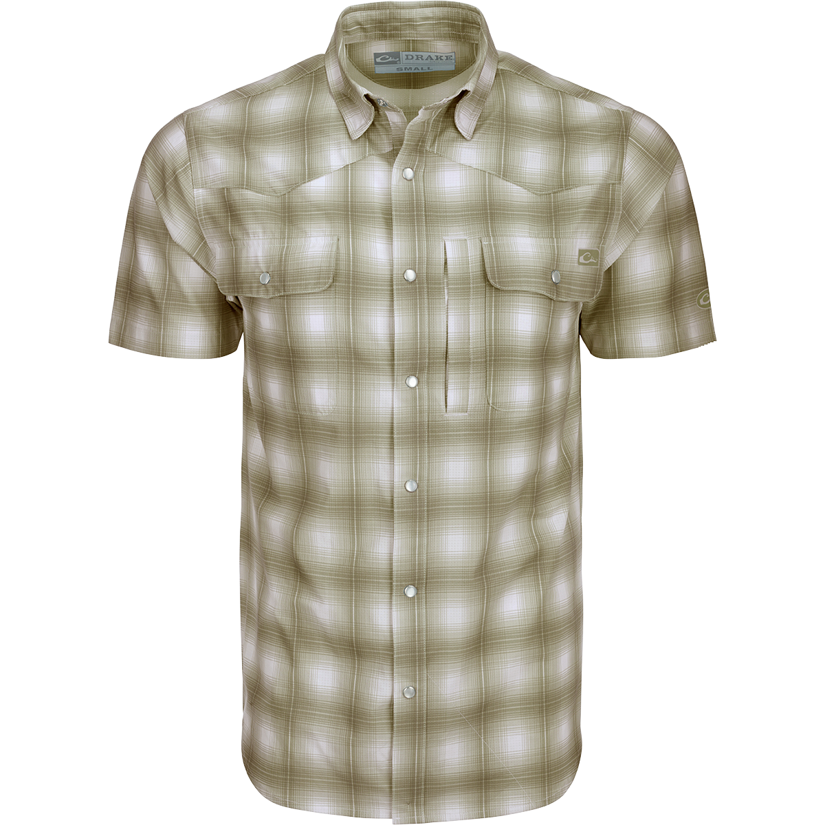 Cinco Ranch Western Plaid Shirt for Men - Short Sleeve Casual Button Down Shirt - Perfect for Outdoor Activities, Rodeo, and Country Style Fashion