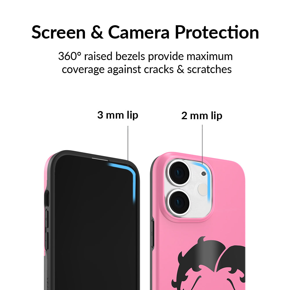 Betty Boop Be Mine iPhone Case - Cute Cartoon Character Phone Cover for iPhone 13/12/11/X/8/7 - Perfect Gift for Valentine's Day, Birthday & Everyday Use
