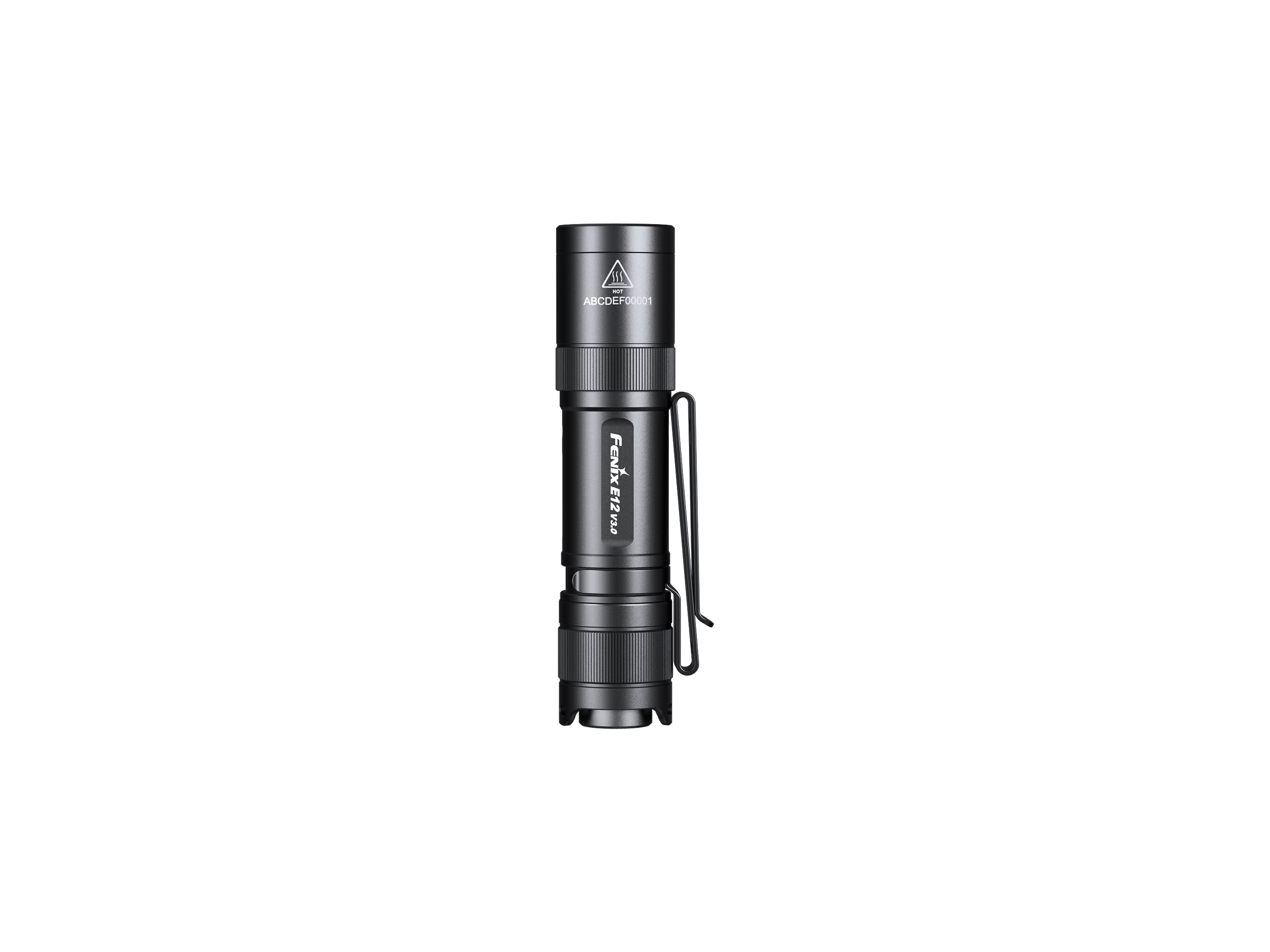 Fenix E12 V3 Compact AA Flashlight - High Lumens Pocket-Sized EDC Torch for Camping, Hiking & Emergency Use