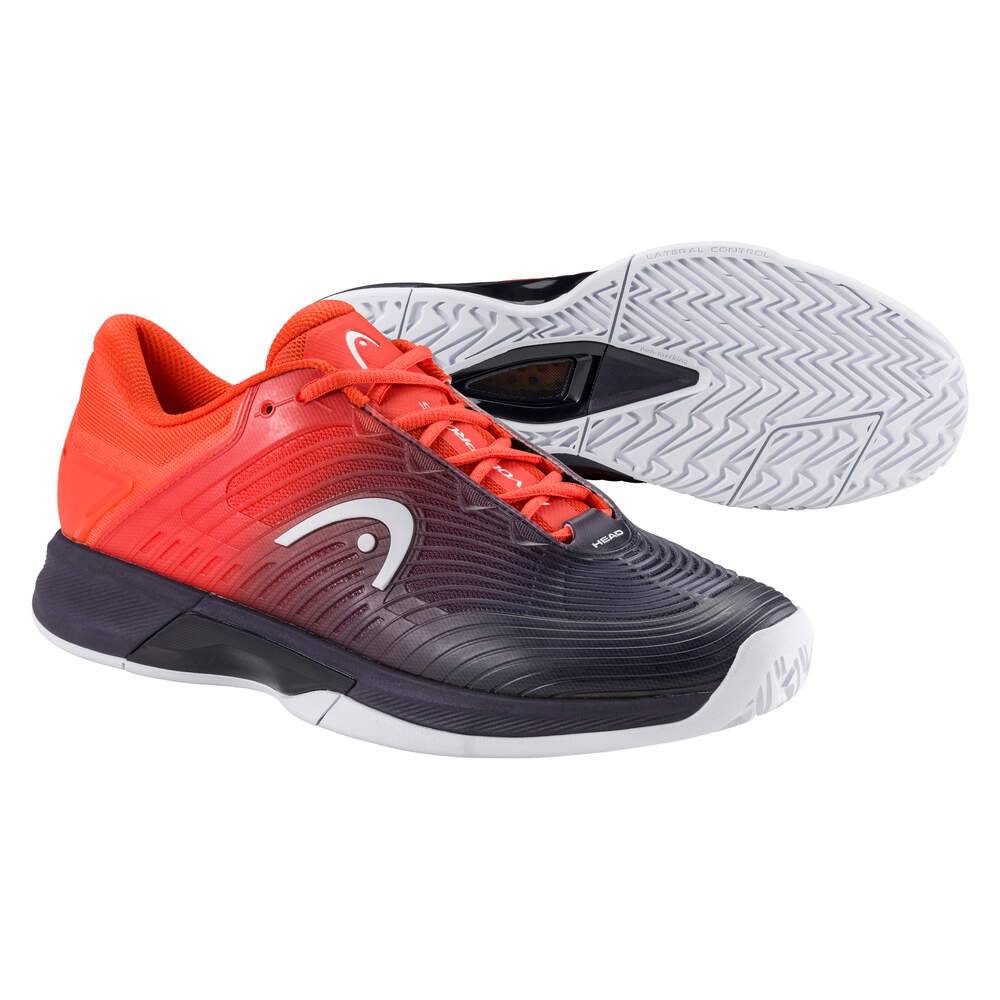 Head Revolt Pro 4.5 Men's Tennis Shoes - Lightweight Performance Court Shoes for Men in Dark Blue/Red - Perfect for Competitive Tennis Matches & Training Sessions