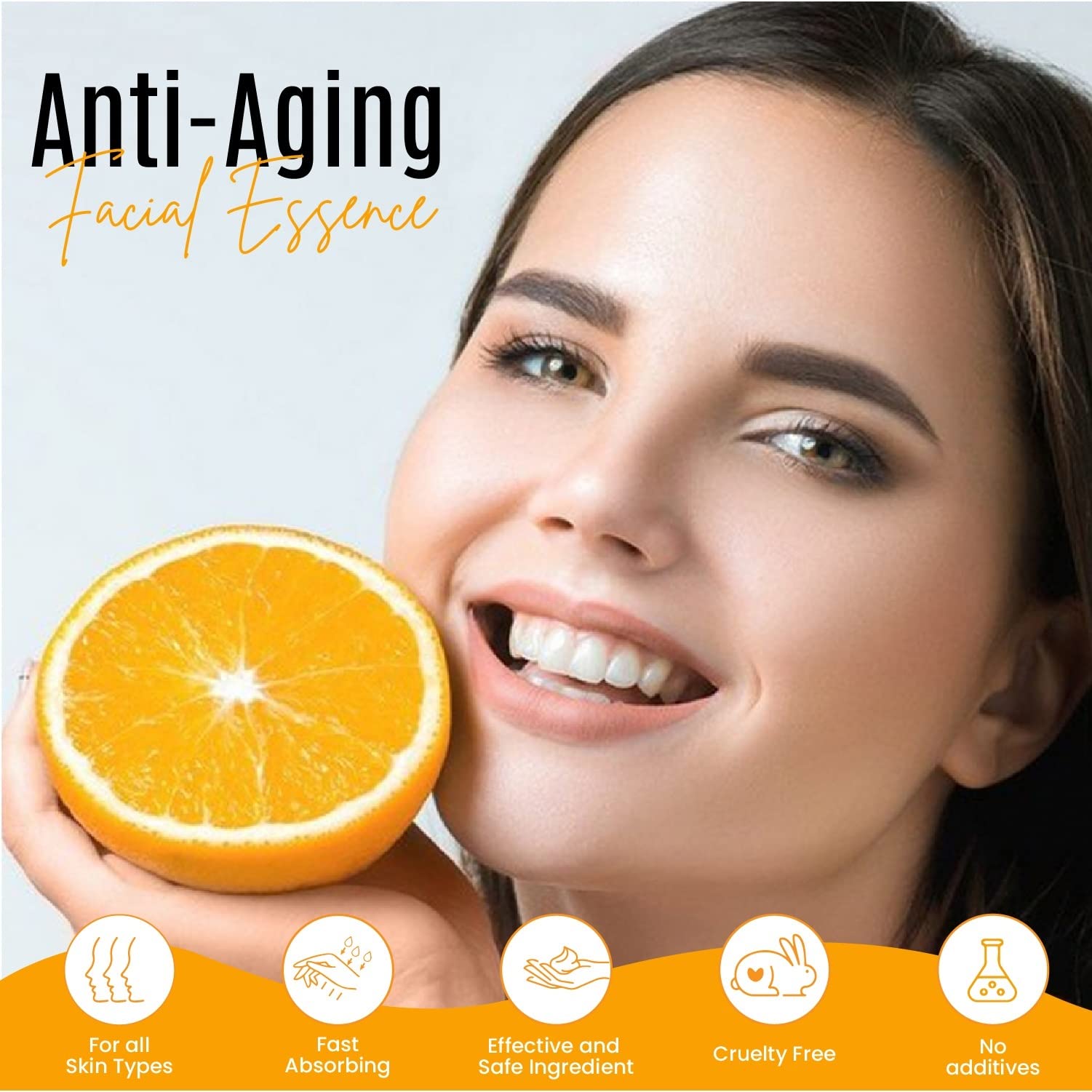 20% Vitamin C Serum with Hyaluronic Acid, Retinol, Vitamin E & B - Organic Anti-Aging Facial Treatment for Collagen Boost, Deep Hydration & Wrinkle Reduction (8 Fl Oz) | Perfect for Night Routine, Dry Skin Care & Daily Anti-Wrinkle Regimen