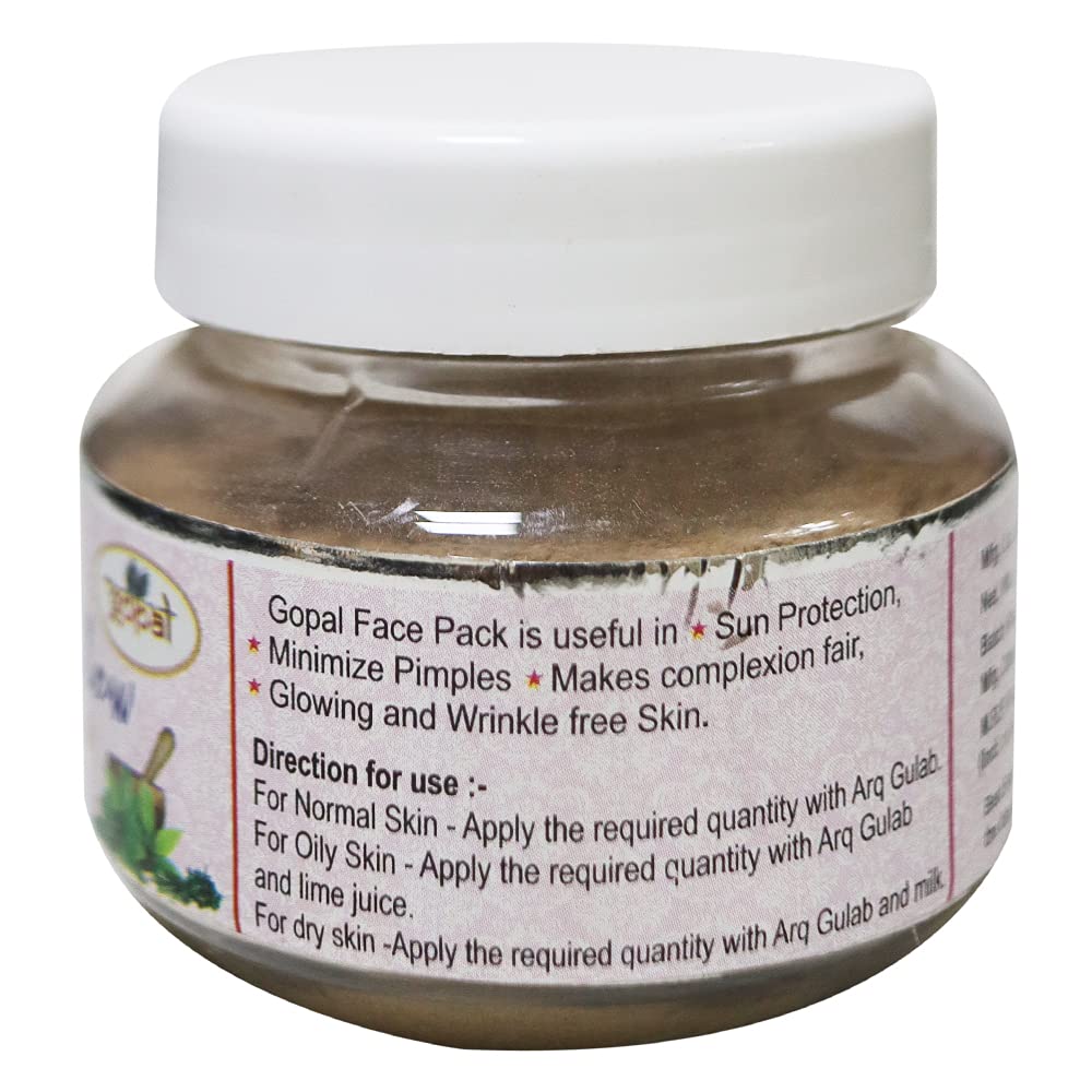 RamGopal Ayurveda Saffron Face Glow Herbal Mask - Brightening & Anti-Pigmentation Treatment for Radiant Skin | Natural Skin Lightening Face Pack | Restores Youthful Glow (50g) | Perfect for Daily Skincare Routine & Special Occasion Prep