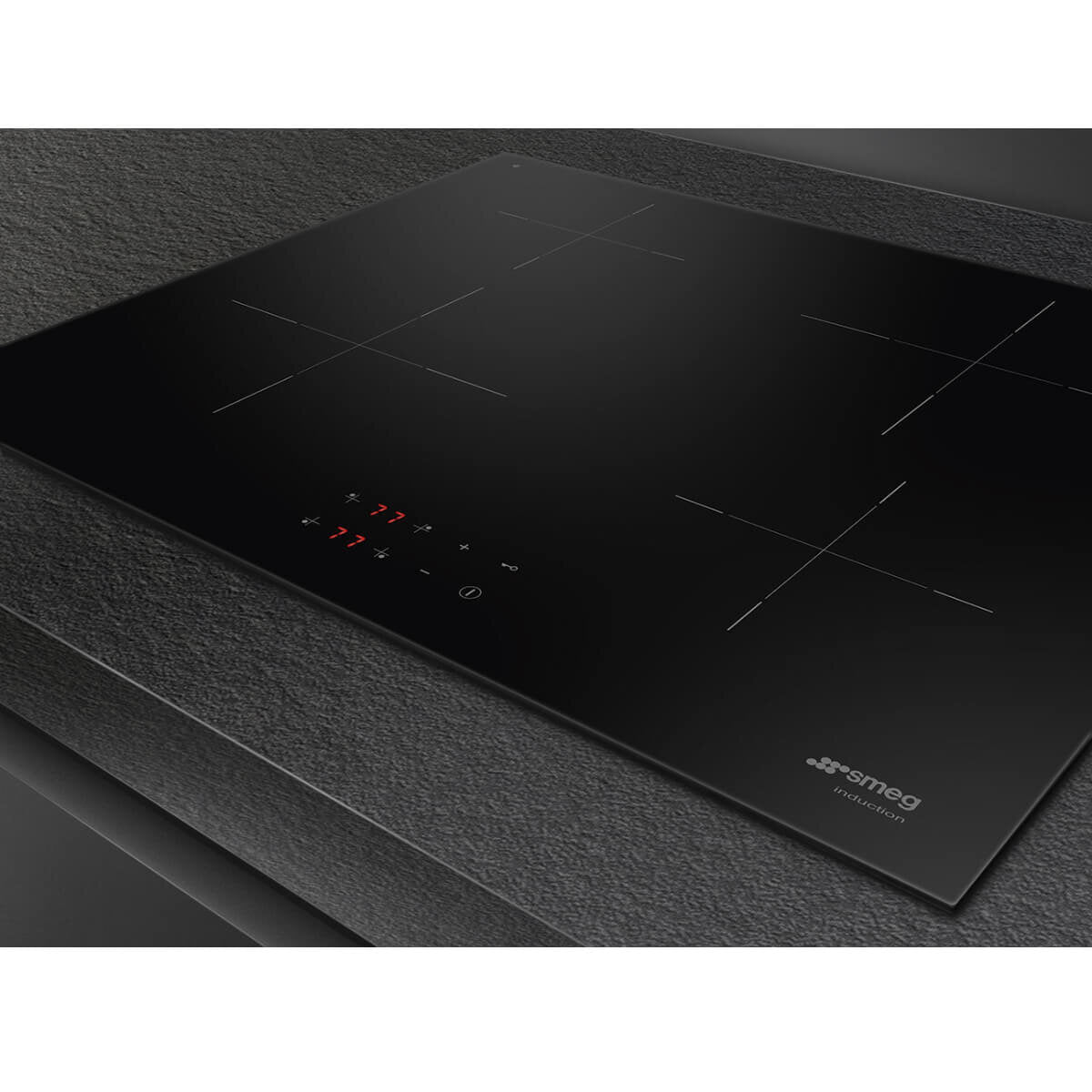 Smeg SI2641DAU 60cm Classic Series Induction Cooktop - Eco Power, Fast Heating & Energy Efficient for Modern Kitchens | Perfect for Home Cooking, Entertaining & Professional Chefs