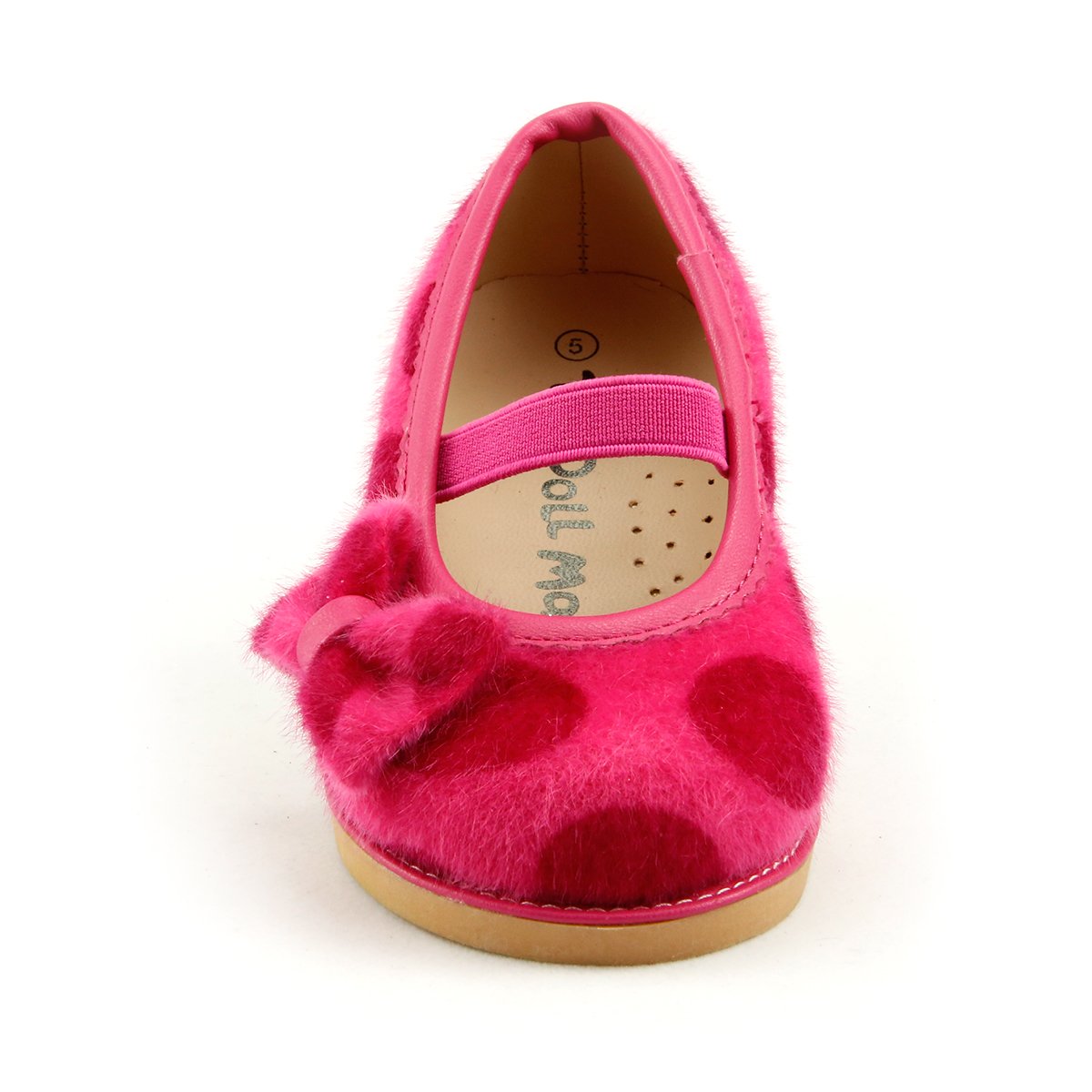 Polka Dot Mary Jane Flat Shoes for Girls | The Doll Maker Furskin | Comfortable School Shoes & Dressy Occasions