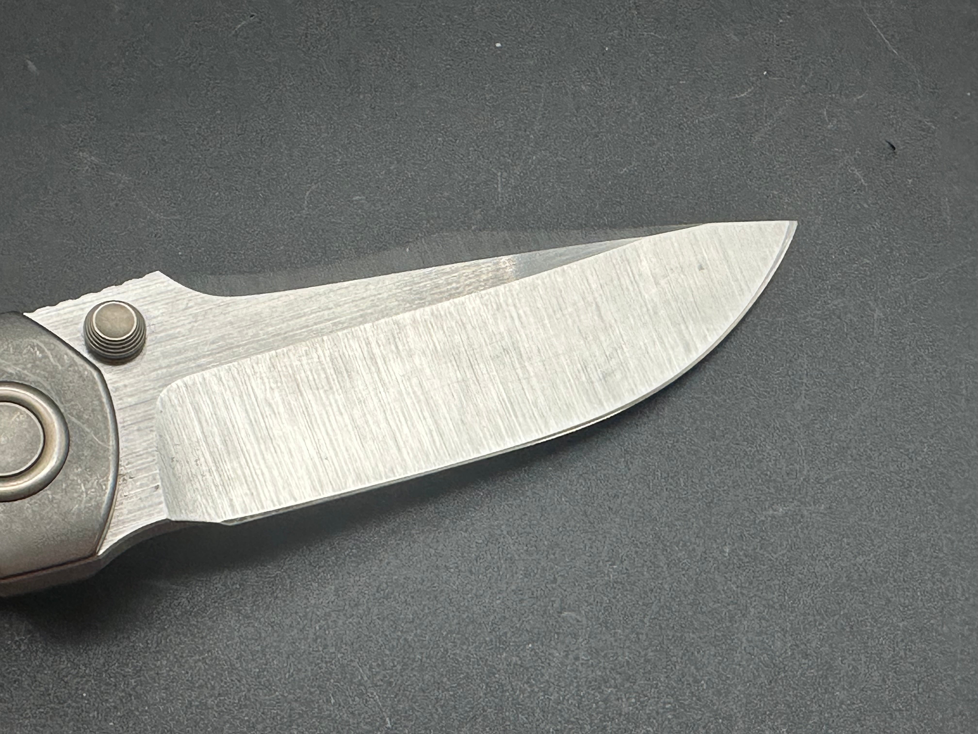 Brian Brown Raptor V1 Folding Knife - Premium EDC Pocket Knife with Titanium Handle for Outdoor, Camping & Everyday Carry (EDC)