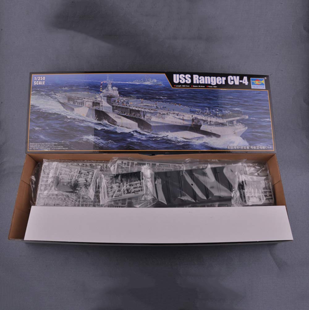1/350 Scale USS Ranger CV-4 Aircraft Carrier Plastic Model Kit - 26.4