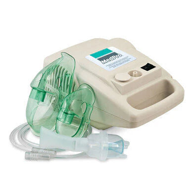MedPro™ Portable Compressor Nebulizer Machine for Adults & Kids - Fast & Quiet Breathing Treatment for Asthma, Allergies, and COPD - Home & Travel Use