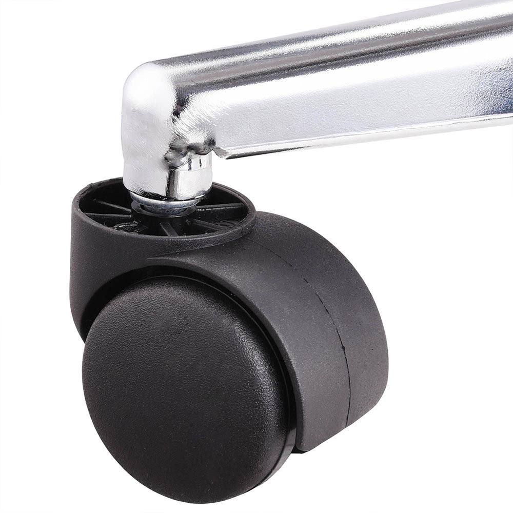 TheLAShop Mayo Instrument Stand with Removable Tray & 5 Heavy-Duty Casters - Ideal for Medical Clinics, Hospitals, and Dental Offices