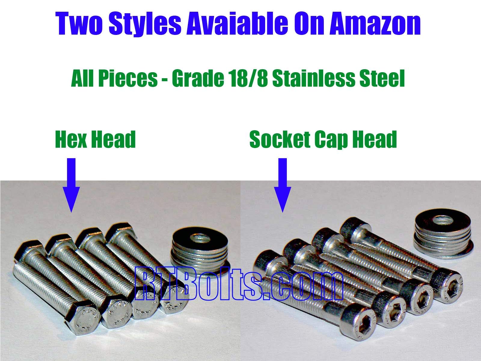 8-Pack Stainless Steel Coil Pack Screws/Bolts for Ford 5.4L & 4.6L Engines - 18-8 Grade Allen Socket Head - Perfect for Ignition System Maintenance & Engine Repair