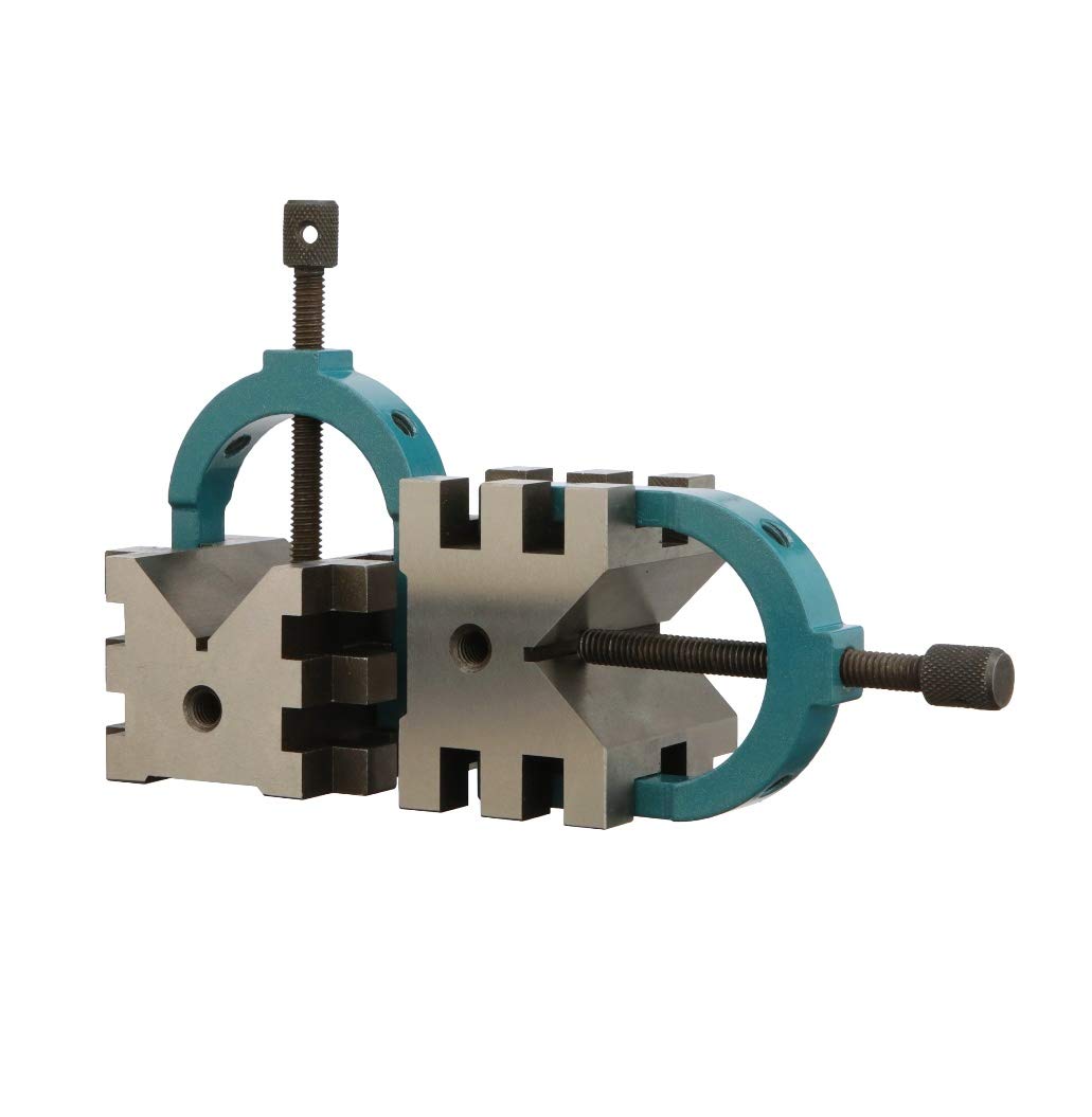 HHIP 3402-0112 Multi-Purpose V-Blocks & Clamps Set - 2.5