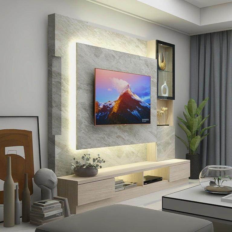 Premium 8ft Gordon Feature Wall Panel - Modern 3D Wall Decor for Living Room, Bedroom & Office | Easy Installation & Stylish Home Upgrade