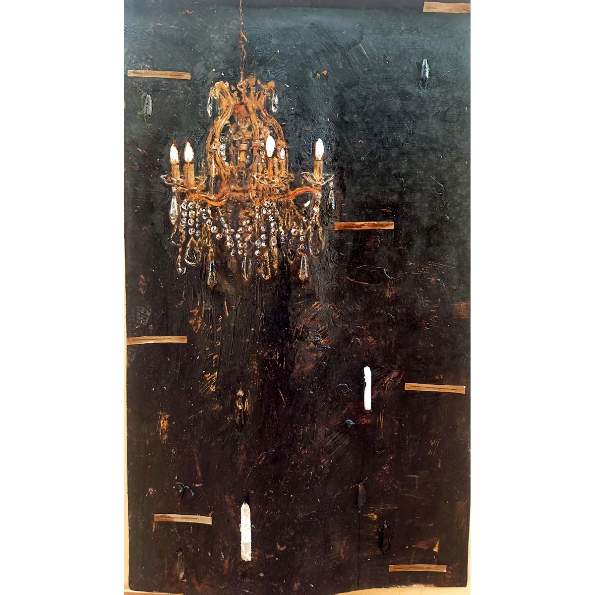 Capriccio III Mixed Media Canvas Art - Abstract Wall Decor for Living Room, Bedroom & Office - Perfect for Home & Office Interior Design