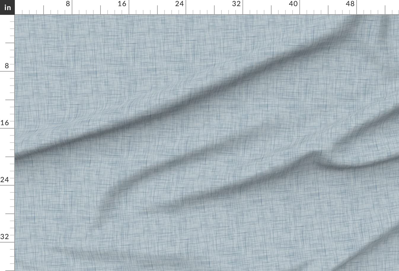 Blue Small Scale Grid Lines Woven Coordinate Collection Texture Lined Printed on Minky Fabric by The Yard - Soft & Durable Spoonflower Fabric for Sewing Baby Blankets, Quilt Backing, Plush Toys & DIY Crafts