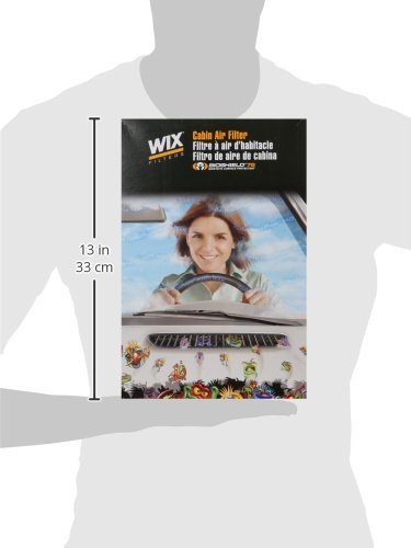WIX Filters 24631 Cabin Air Panel - Premium Black Air Filter Replacement (Pack of 1) | Improves Air Quality & Protects Vehicle HVAC System | Ideal for Cars, Trucks & SUVs