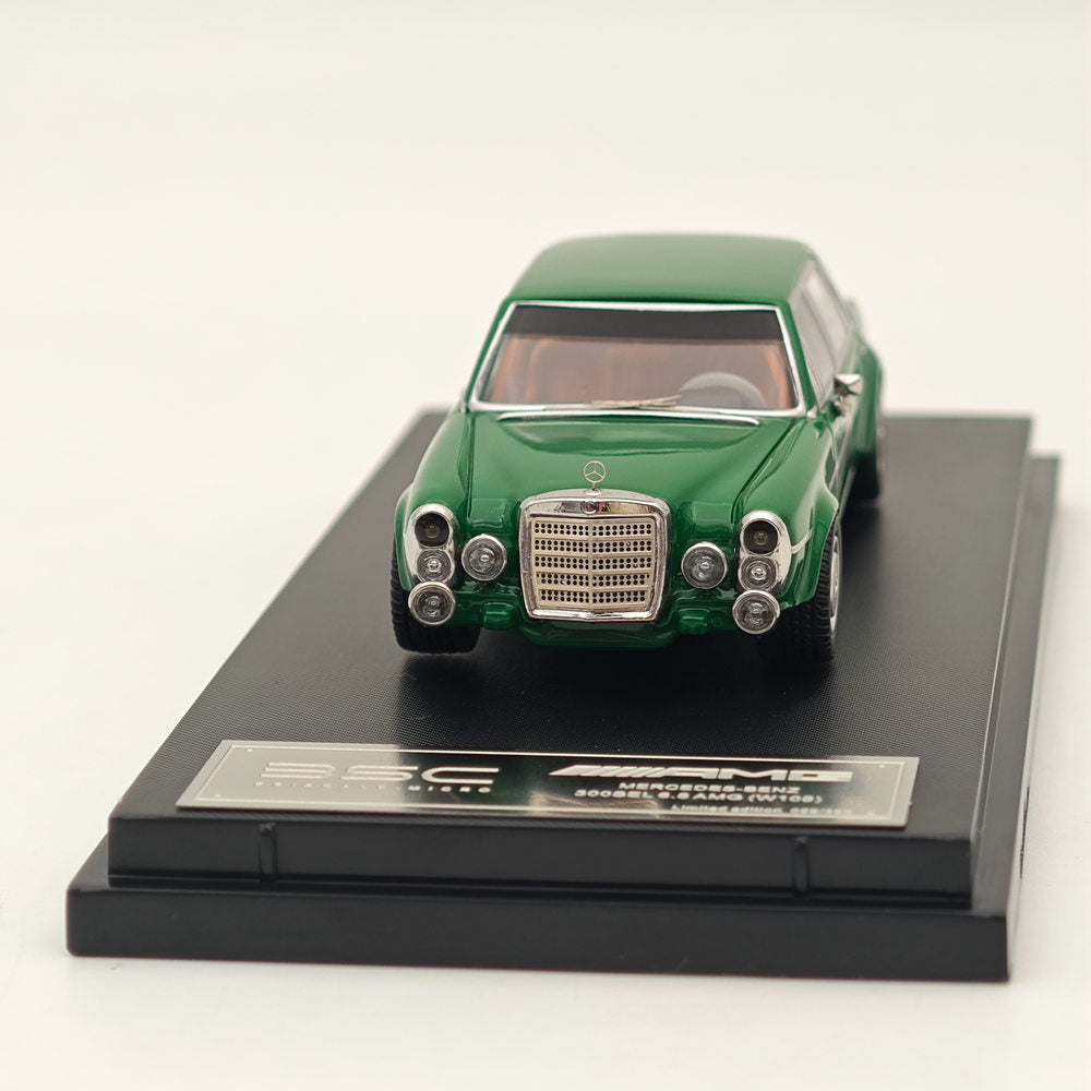 1:64 Mercedes Benz 300SEL W109 AMG Green Diecast Car Model - Collectible Toy Car for Adults & Kids - Perfect for Display, Gifts, and Racing Enthusiasts