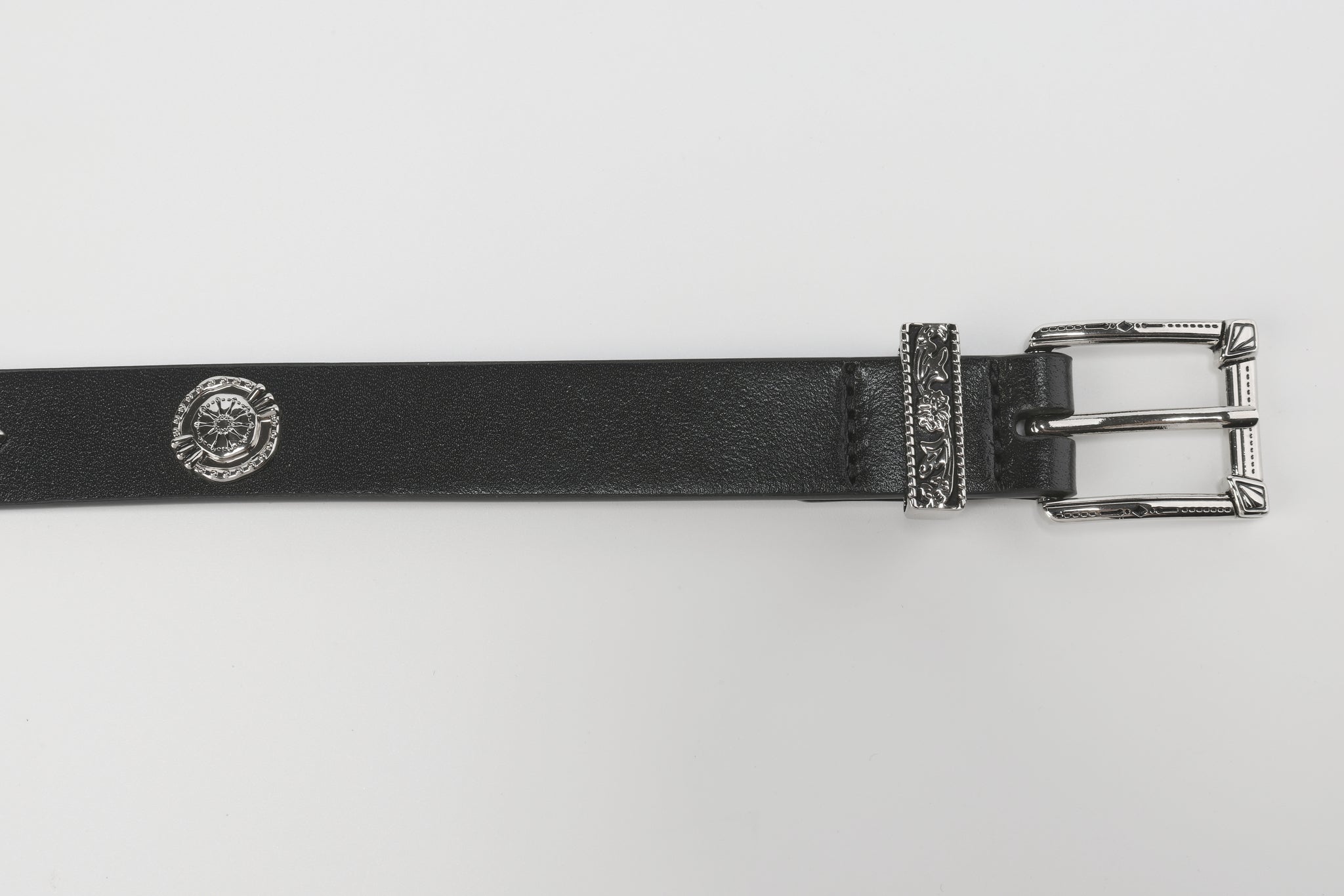 Future Darkness Studded Leather Belt for Men & Women - Gothic Punk Fashion Accessory for Concerts, Parties & Everyday Wear
