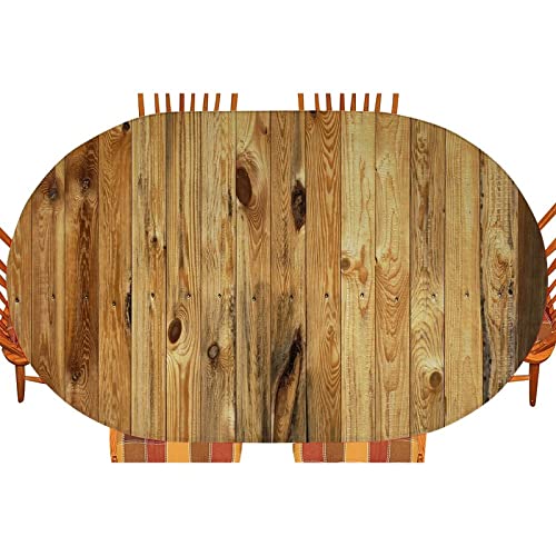Wood Grain Fitted Tablecloths-01
