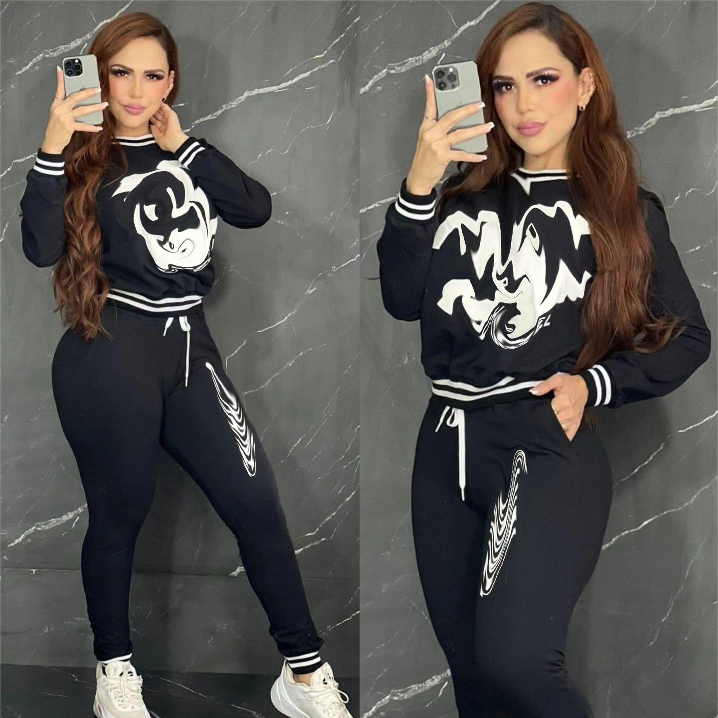 Solid Color Letter Tracksuit for Men & Women | Comfortable Casual Jogging Suit | Perfect for Gym, Running, and Streetwear Fashion