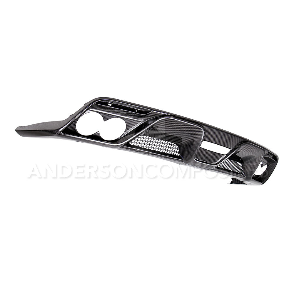 2015-2019 Ford Shelby GT350R Rear Spoiler by Anderson Composites - High-Performance Carbon Fiber Wing - Perfect for Track Racing & Car Shows