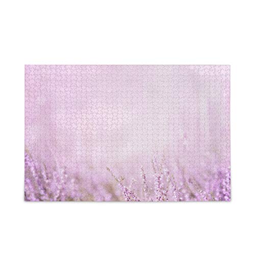 500-Piece Purple Floral Jigsaw Puzzle for Adults - Challenging Flower Puzzle Game for Relaxation & Home Decor (Perfect for Family Game Nights & Stress Relief)