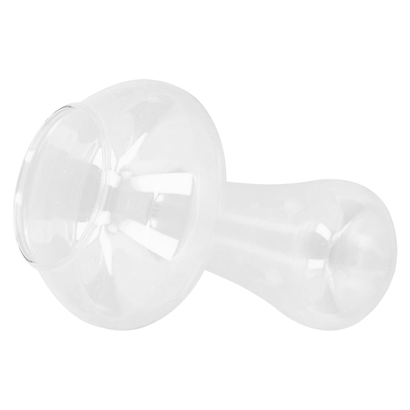 Clear Glass Vase Bottle with Mushroom Shape - High Thermal Stability for Home & Office Decor - Perfect Gift for Weddings, Centerpieces & Floral Arrangements