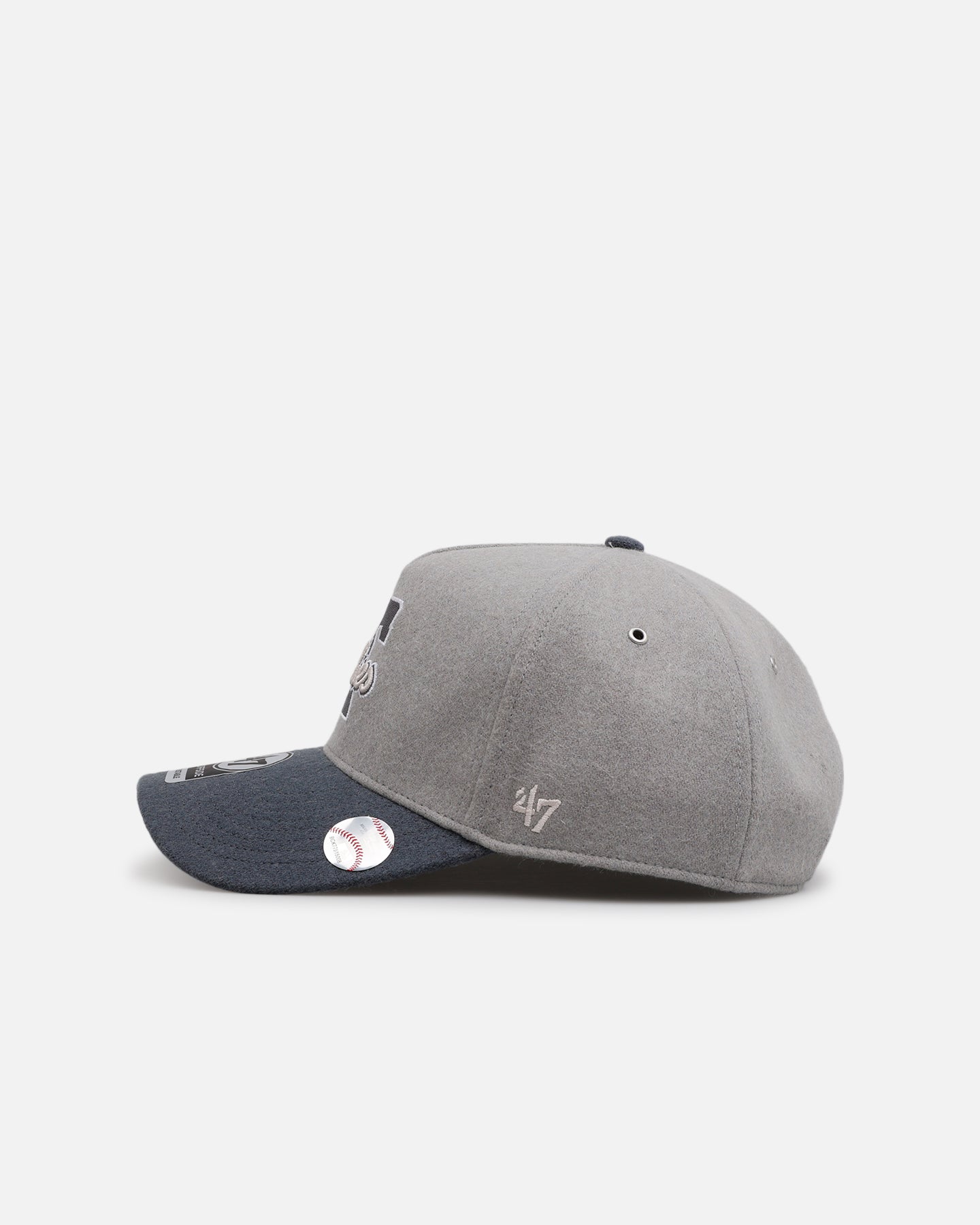 47 Brand Philadelphia Phillies 'Shades Of Gray' Snapback Hat - Adjustable 47 Offside Cement Baseball Cap for Men & Women - Perfect for Baseball Games, Streetwear & Casual Outfits