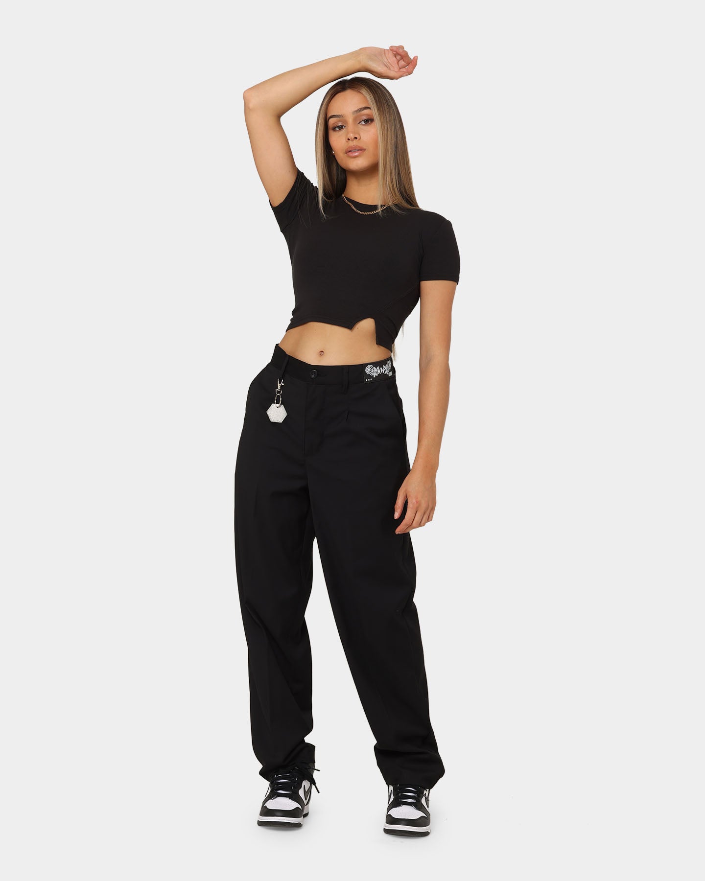404 Liberty Baggy Trousers for Men - Comfortable Black Loose Fit Pants | Casual Streetwear, Hip Hop Fashion, Everyday Wear