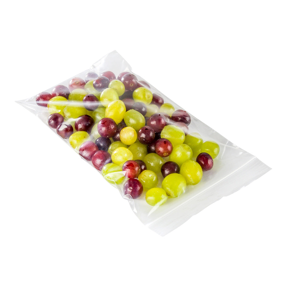 BPA Free Clear Plastic Zip Bags - 5 x 8 Inches, 100 Count Box | High Clarity Resealable Storage Bags for Organizing Crafts, Jewelry, Snacks & Office Supplies