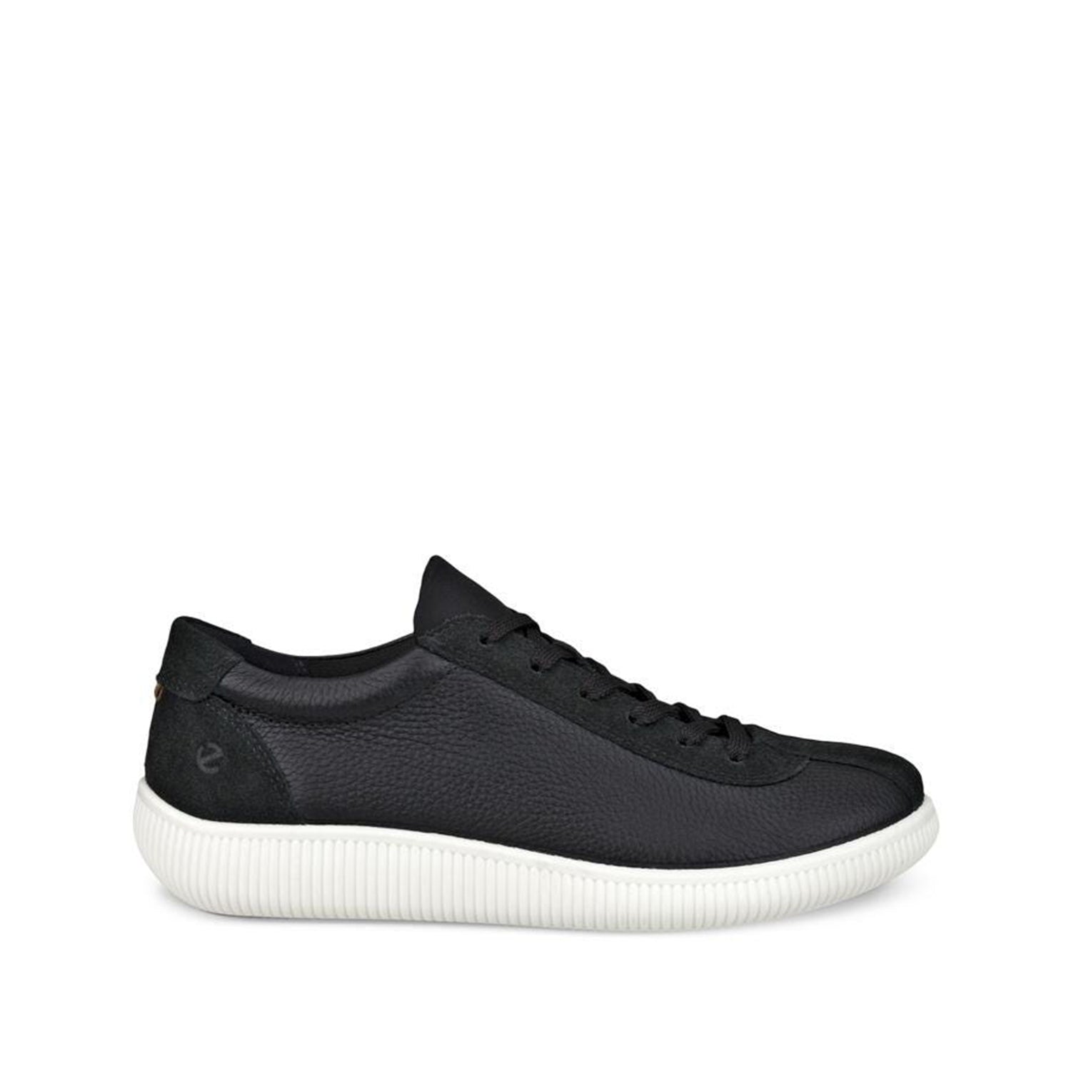 ECCO Women's Soft Zero Lace-Up Sneakers - Breathable Comfort Walking Shoes for Women | Black Casual Shoes for Work, Travel & Everyday Wear