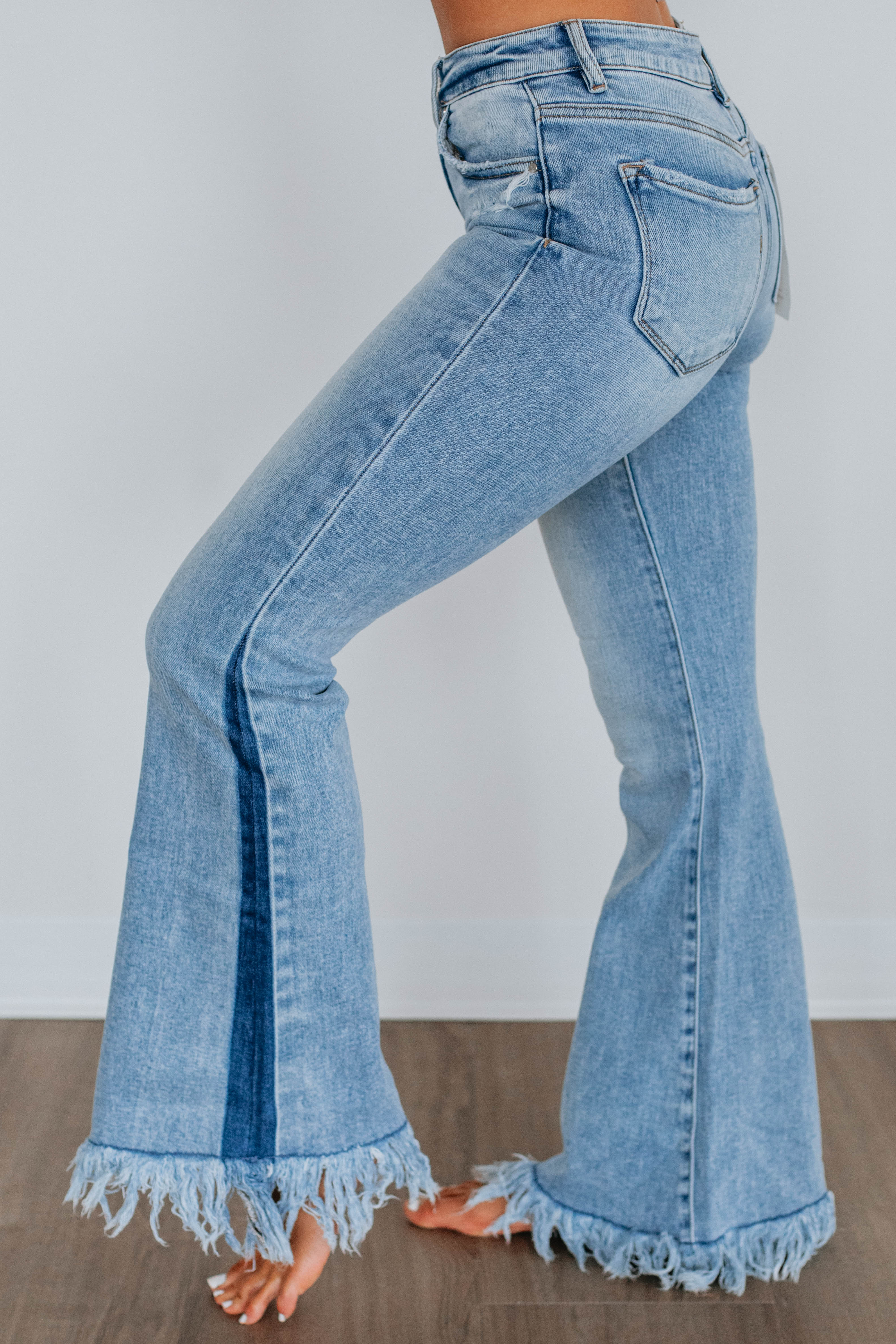 Gena Risen Women's High Waist Stretch Skinny Jeans - Comfortable Slim Fit Denim Pants for Casual Wear & Everyday Outfits