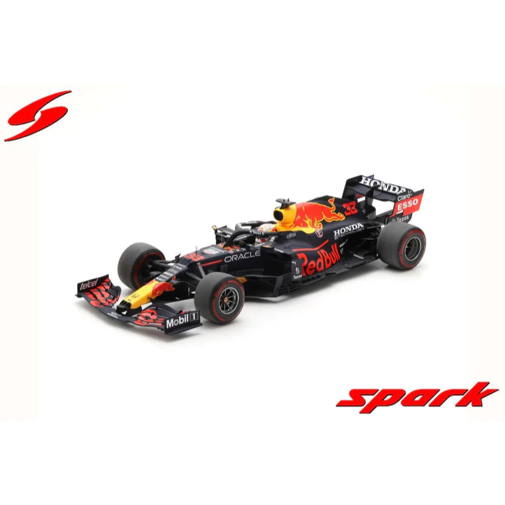 1:12 Scale Red Bull Racing Honda RB16B Max Verstappen #33 - 2021 Abu Dhabi GP Winner & F1 World Champion - Collectible Die-Cast Model Car for Racing Fans & Display