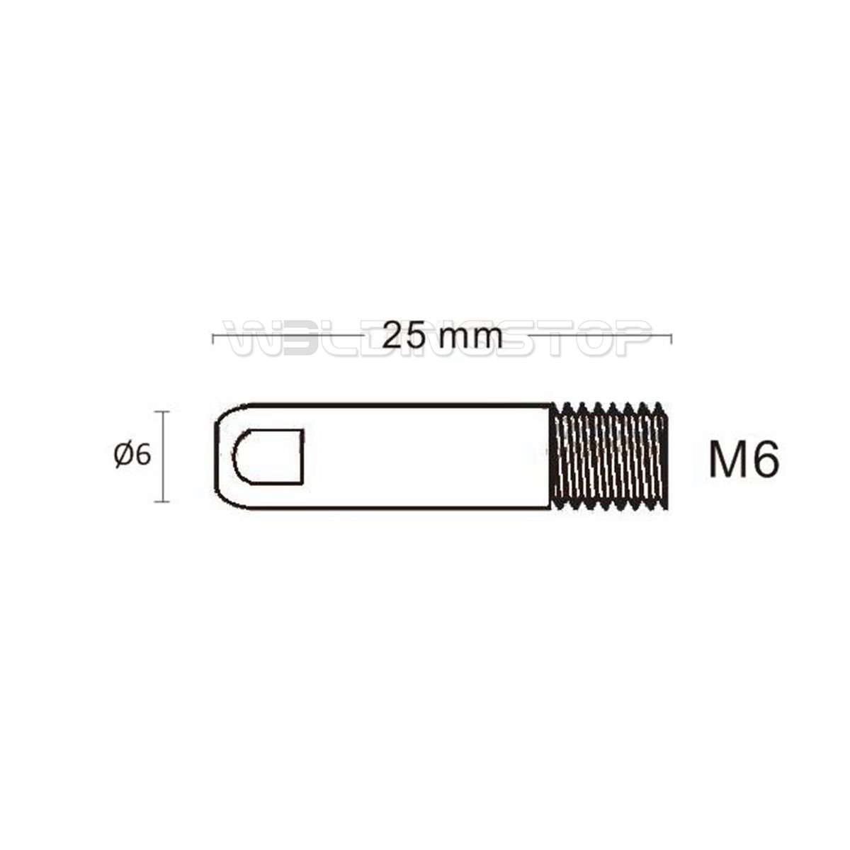 10-Pack MIG Welding Contact Tips 15AK 140.0059 with Gas Nozzle 145.0075 & Swan Neck 002.0009 - Replacement Parts for Welding Guns - Perfect for Automotive Repair, Metal Fabrication, and DIY Welding Projects